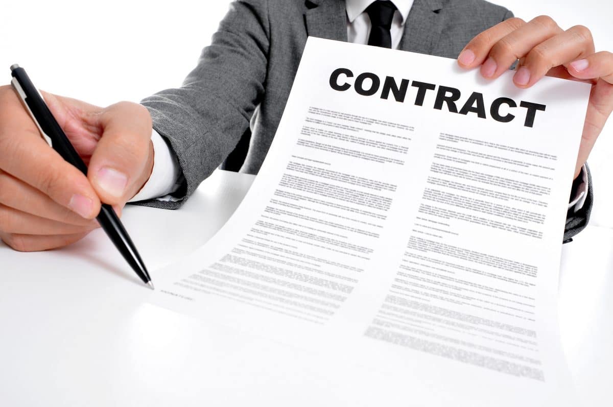 contrats d'entreprise
